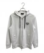 EMPORIO ARMANIエンポリオアルマーニ）の古着「ジップパーカー」｜ホワイト