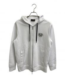 EMPORIO ARMANI（エンポリオアルマーニ）の古着「ジップパーカー」｜ホワイト