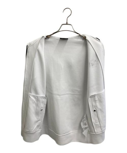 EMPORIO ARMANI（エンポリオアルマーニ）EMPORIO ARMANI (エンポリオアルマーニ) ジップパーカー ホワイト サイズ:Mの古着・服飾アイテム