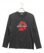 EMPORIO ARMANIエンポリオ アルマーニ）の古着「長袖カットソー」｜ブラック