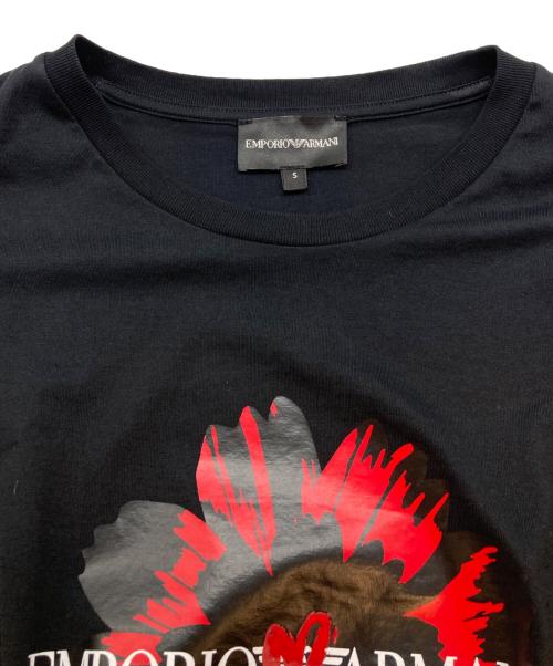 EMPORIO ARMANI（エンポリオ アルマーニ）EMPORIO ARMANI (エンポリオ アルマーニ) 長袖カットソー ブラック サイズ:Sの古着・服飾アイテム
