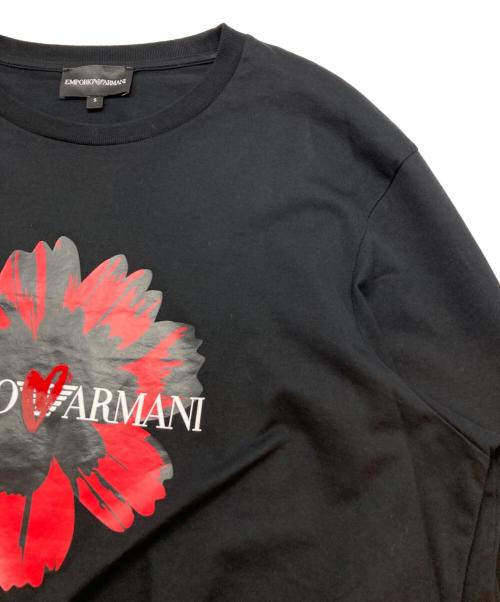 EMPORIO ARMANI（エンポリオ アルマーニ）EMPORIO ARMANI (エンポリオ アルマーニ) 長袖カットソー ブラック サイズ:Sの古着・服飾アイテム