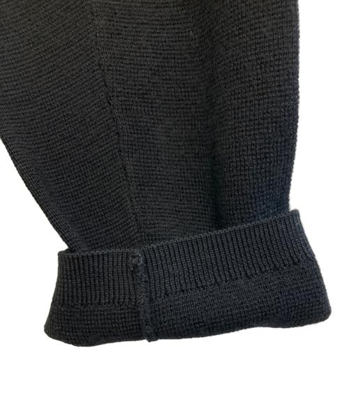 EMPORIO ARMANI（エンポリオ アルマーニ）EMPORIO ARMANI (エンポリオアルマーニ) ニットジャケット ブラック サイズ:XLの古着・服飾アイテム