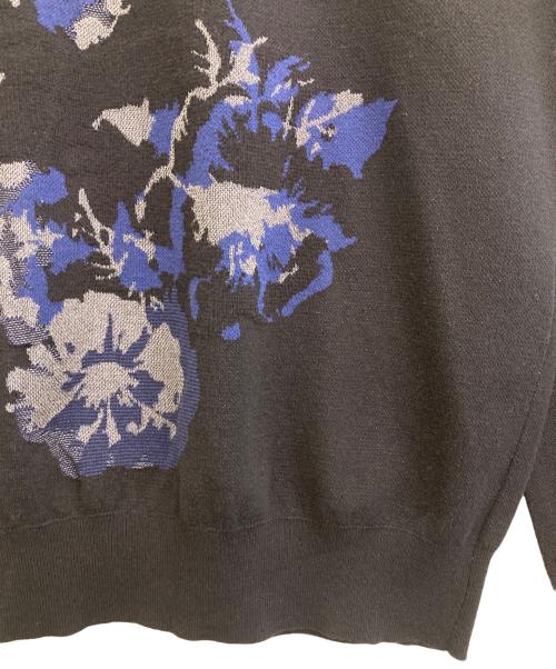 EMPORIO ARMANI（エンポリオ アルマーニ）EMPORIO ARMANI (エンポリオアルマーニ) ニット ブラック×ネイビー サイズ:Mの古着・服飾アイテム