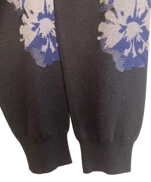 EMPORIO ARMANI（エンポリオ アルマーニ）EMPORIO ARMANI (エンポリオアルマーニ) ニット ブラック×ネイビー サイズ:Mの古着・服飾アイテム