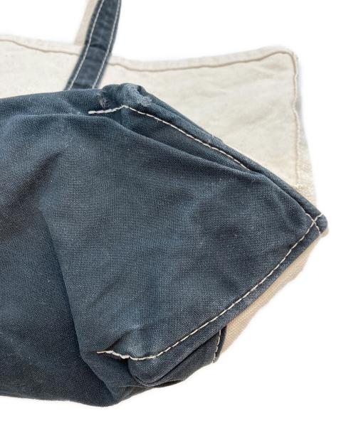 L.L.Bean（エルエルビーン）L.L.Bean (エルエルビーン) キャンバストートバッグ ホワイト×グレー サイズ:- 未使用品の古着・服飾アイテム