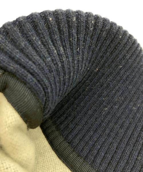 KENZO（ケンゾー）KENZO (ケンゾー) Stamp' wool poncho ネイビー サイズ:Uの古着・服飾アイテム