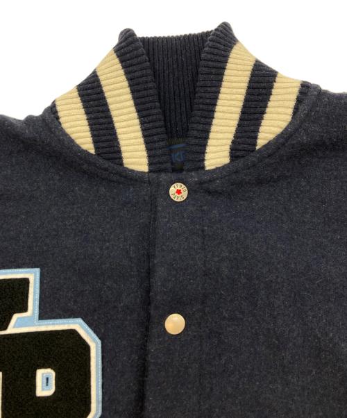 KENZO（ケンゾー）KENZO (ケンゾー) Stamp' wool poncho ネイビー サイズ:Uの古着・服飾アイテム