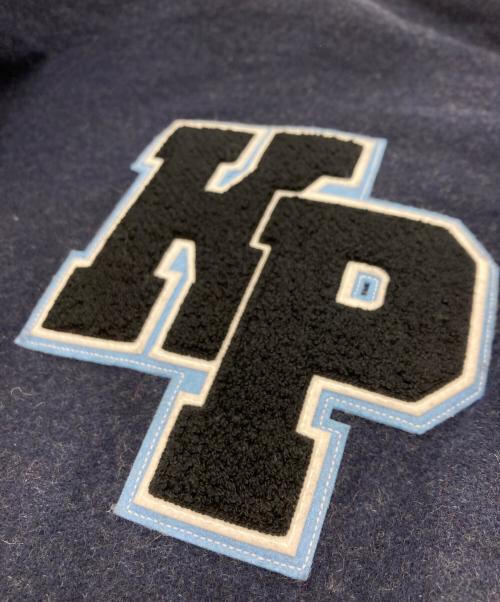 KENZO（ケンゾー）KENZO (ケンゾー) Stamp' wool poncho ネイビー サイズ:Uの古着・服飾アイテム