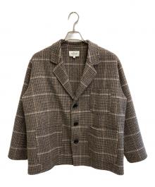 LE GLAZIK（ル グラジック）の古着「ウール ダブルフェイスジャケット」｜ブラウン