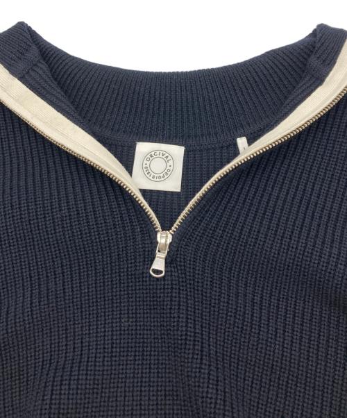 ORCIVAL（オーシバル）ORCIVAL (オーシバル) セーラーカラー ハーフジップニット ネイビー サイズ:1の古着・服飾アイテム