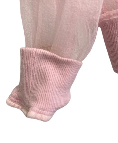 Mikio Sakabe（ミキオサカベ）MIKIO SAKABE (ミキオサカベ) 17SS猫刺繍シアージャケット ピンク サイズ:Sの古着・服飾アイテム