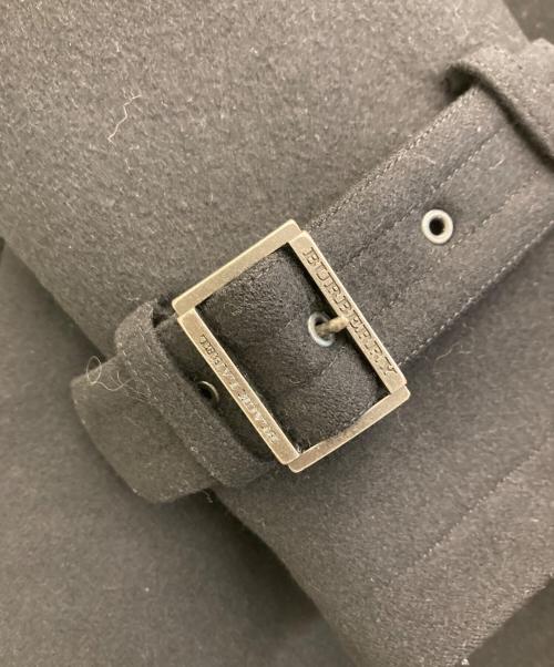 BURBERRY BLACK LABEL（バーバリーブラックレーベル）BURBERRY BLACK LABEL (バーバリーブラックレーベル) カシミヤブレンドトレンチコート ブラック サイズ:Lの古着・服飾アイテム