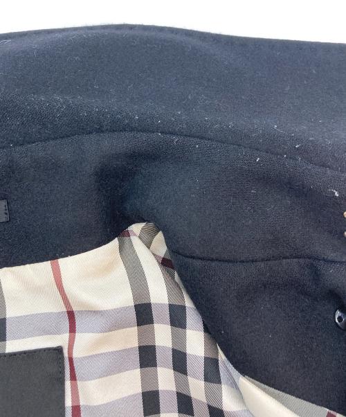 BURBERRY BLACK LABEL（バーバリーブラックレーベル）BURBERRY BLACK LABEL (バーバリーブラックレーベル) カシミヤブレンドトレンチコート ブラック サイズ:Lの古着・服飾アイテム