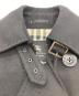 中古・古着 BURBERRY BLACK LABEL (バーバリーブラックレーベル) カシミヤブレンドトレンチコート ブラック サイズ:L：10000円
