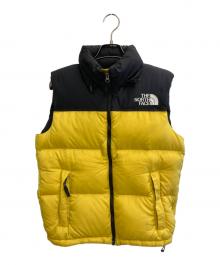 THE NORTH FACE（ザ ノース フェイス）の古着「ヌプシダウンベスト」｜ブラック×イエロー