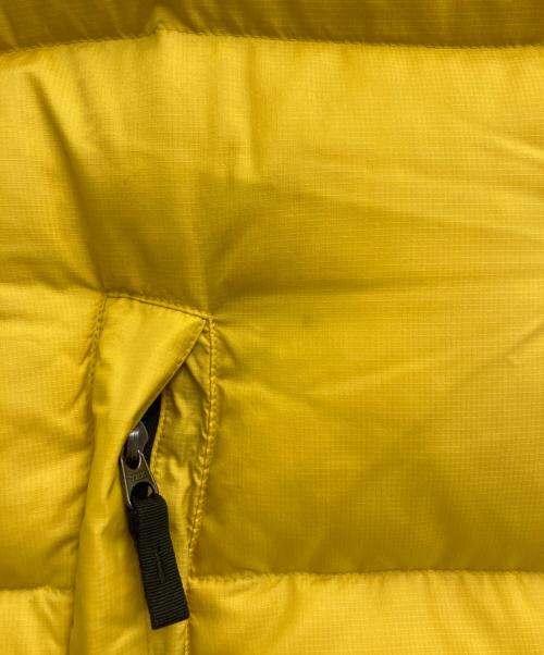 THE NORTH FACE（ザ ノース フェイス）THE NORTH FACE (ザ ノース フェイス) ヌプシダウンベスト ブラック×イエロー サイズ:Mの古着・服飾アイテム