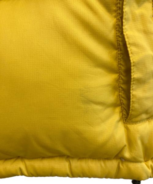 THE NORTH FACE（ザ ノース フェイス）THE NORTH FACE (ザ ノース フェイス) ヌプシダウンベスト ブラック×イエロー サイズ:Mの古着・服飾アイテム