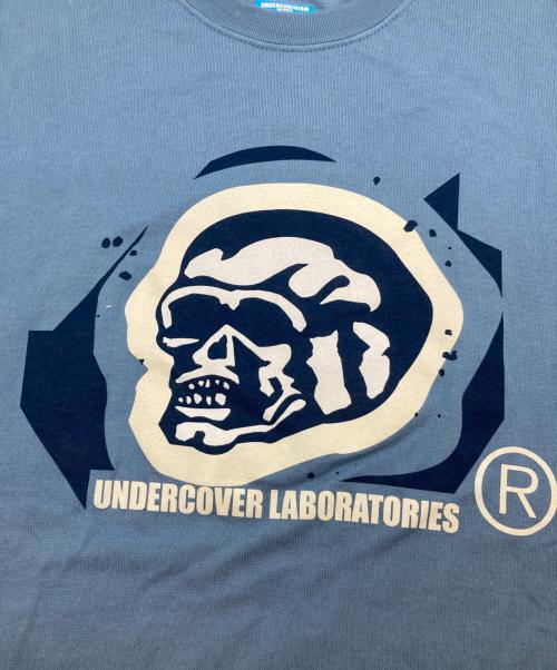 UNDERCOVER（アンダーカバー）UNDERCOVER (アンダーカバー) スカルプリントTシャツ ブルー サイズ:Mの古着・服飾アイテム