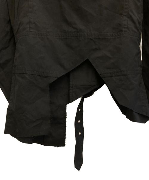 COMME des GARCONS HOMME PLUS（コムデギャルソンオムプリュス）COMME des GARCONS HOMME PLUS (コムデギャルソンオムプリュス) カットオフライダースジャケット ブラック サイズ:Sの古着・服飾アイテム