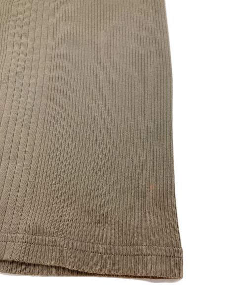 Martin Margiela 10（マルタン・マルジェラ 10）Martin Margiela 10 (マルタン・マルジェラ 10) アシンメトリータンクトップ ブラウン サイズ:48の古着・服飾アイテム