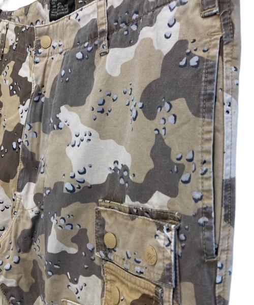 stussy（ステューシー）stussy (ステューシー) チョコチップカモフラ－ジュパンツ ベージュ×ブラウン サイズ:W32の古着・服飾アイテム