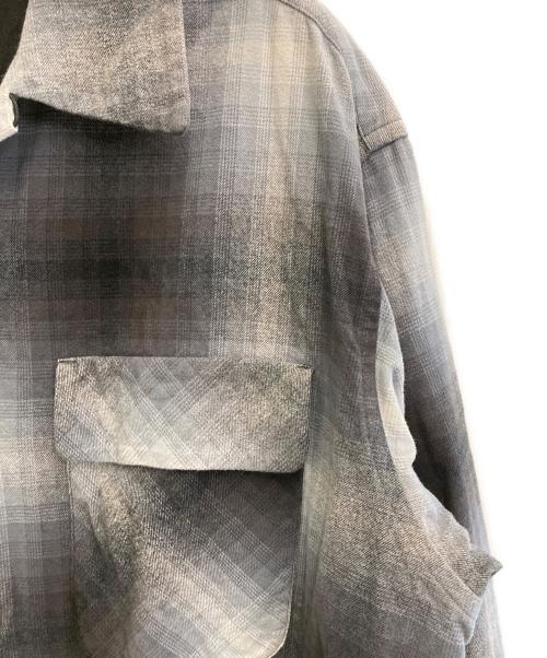 PENDLETON（ペンドルトン）PENDLETON (ペンドルトン) オンブレ チェック フランネル シャツ グレー サイズ:Lの古着・服飾アイテム