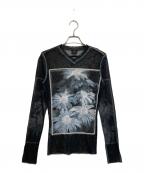 Jean Paul Gaultier hommeジャンポールゴルチェオム）の古着「パワーネットカットソー」｜ブラック