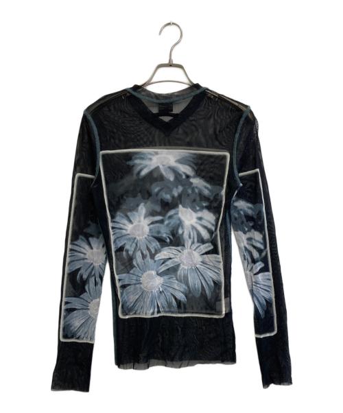 Jean Paul Gaultier homme（ジャンポールゴルチェオム）Jean Paul Gaultier homme (ジャンポールゴルチェオム) パワーネットカットソー ブラック サイズ:48の古着・服飾アイテム