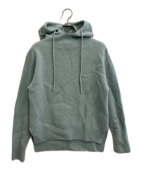 DRESSTERIOR（ドレステリア）DRESSTERIOR (ドレステリア) カシミヤブレンドフードニット スカイブルー サイズ:34の古着・服飾アイテム