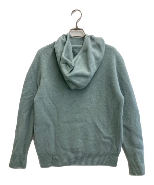 DRESSTERIOR（ドレステリア）DRESSTERIOR (ドレステリア) カシミヤブレンドフードニット スカイブルー サイズ:34の古着・服飾アイテム