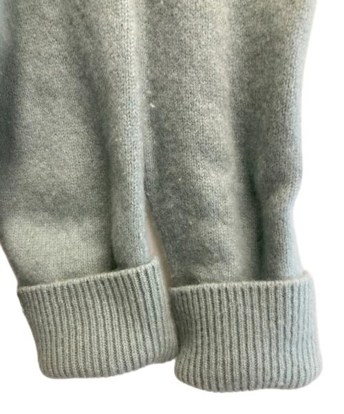 DRESSTERIOR（ドレステリア）DRESSTERIOR (ドレステリア) カシミヤブレンドフードニット スカイブルー サイズ:34の古着・服飾アイテム
