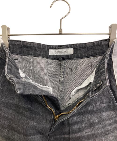 ESSENTIAL（エッセンシャル）ESSENTIAL (エッセンシャル) デニムパンツ ブラック サイズ:W26の古着・服飾アイテム