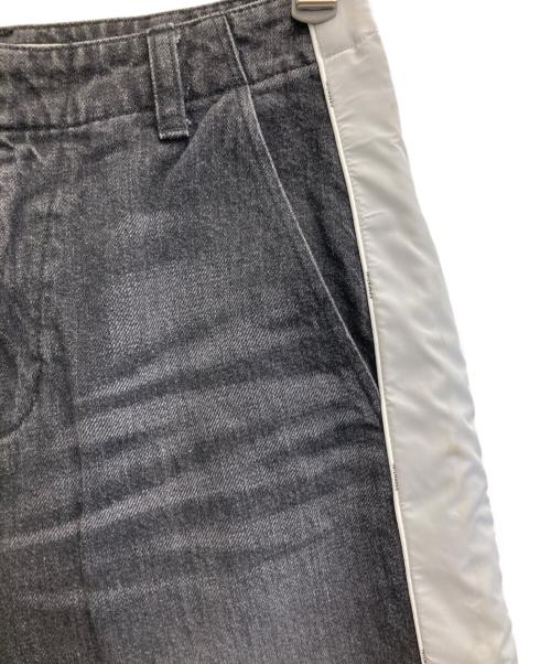 ESSENTIAL（エッセンシャル）ESSENTIAL (エッセンシャル) デニムパンツ ブラック サイズ:W26の古着・服飾アイテム