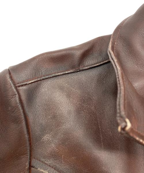 LEVI'S（リーバイス）LEVI'S (リーバイス) レザージャケット ブラウン サイズ:Lの古着・服飾アイテム