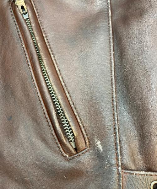 LEVI'S（リーバイス）LEVI'S (リーバイス) レザージャケット ブラウン サイズ:Lの古着・服飾アイテム