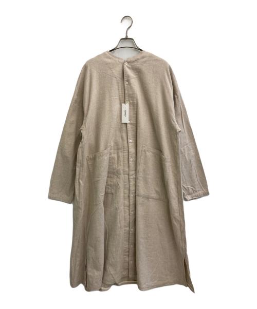 HARVESTY（ハーベスティー）HARVESTY (ハーベスティー) シャツワンピース ベージュ サイズ:1 未使用品の古着・服飾アイテム