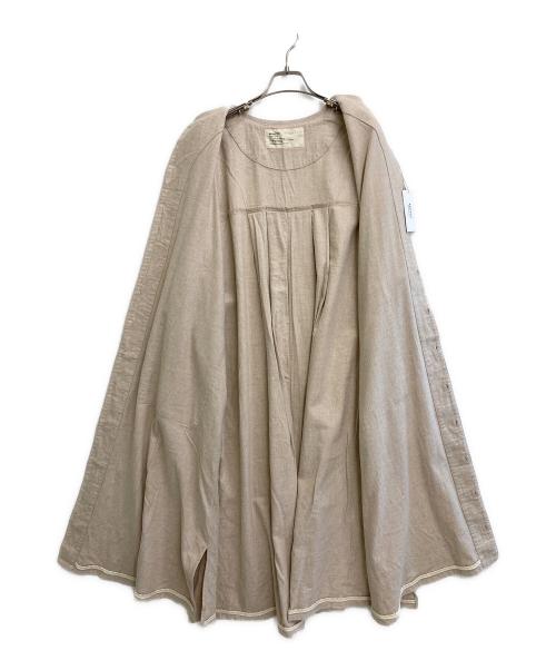 HARVESTY（ハーベスティー）HARVESTY (ハーベスティー) シャツワンピース ベージュ サイズ:1 未使用品の古着・服飾アイテム