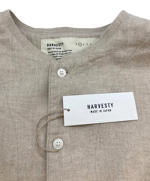 HARVESTY（ハーベスティー）HARVESTY (ハーベスティー) シャツワンピース ベージュ サイズ:1 未使用品の古着・服飾アイテム