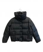 COACHコーチ）の古着「シグネチャー ジャカード ショート パッファー」｜ブラック