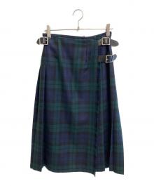 O'NEIL OF DUBLIN（オニールオブダブリン）の古着「ラップスカート」｜グリーン