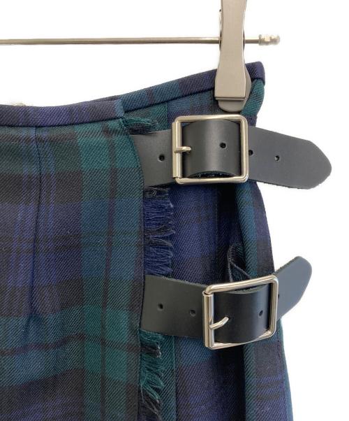 O'NEIL OF DUBLIN（オニールオブダブリン）O'NEIL OF DUBLIN (オニールオブダブリン) ラップスカート グリーン サイズ:8の古着・服飾アイテム
