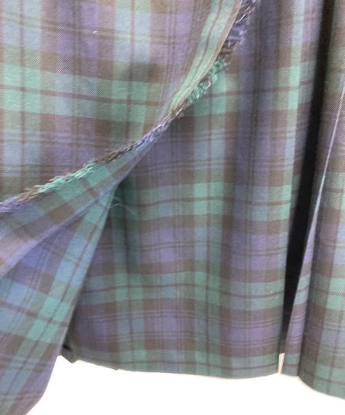 O'NEIL OF DUBLIN（オニールオブダブリン）O'NEIL OF DUBLIN (オニールオブダブリン) ラップスカート グリーン サイズ:8の古着・服飾アイテム