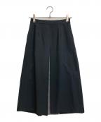 BURBERRY BLUE LABELバーバリー ブルー レーベル）の古着「センターボックスプリーツスカート」｜ブラック