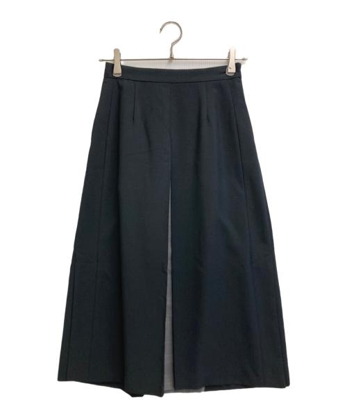 BURBERRY BLUE LABEL（バーバリー ブルー レーベル）BURBERRY BLUE LABEL (バーバリー ブルー レーベル) センターボックスプリーツスカート ブラック サイズ:36の古着・服飾アイテム