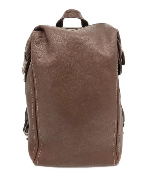 土屋鞄（ツチヤカバン）土屋鞄 (ツチヤカバン) トーンオイルヌメ ソフトミディアム バックパック ブラウンの古着・服飾アイテム