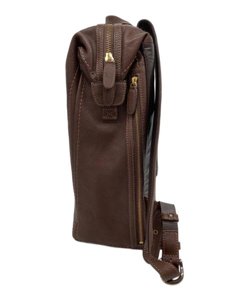 土屋鞄（ツチヤカバン）土屋鞄 (ツチヤカバン) トーンオイルヌメ ソフトミディアム バックパック ブラウンの古着・服飾アイテム