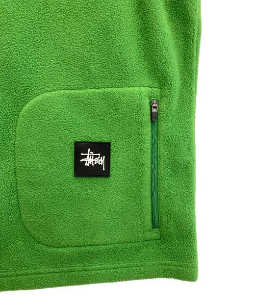 stussy women（ステューシーウィメン）Stussy Women (ステューシーウィメン) フリースベスト グリーン サイズ:SIZE Lの古着・服飾アイテム