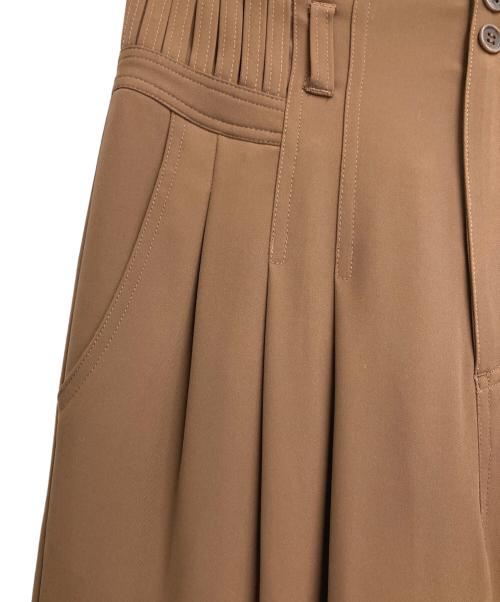 Ameri（アメリ）AMERI (アメリ) BELT DETAIL STRAIGHT PANTS ブラウン サイズ:M 未使用品の古着・服飾アイテム