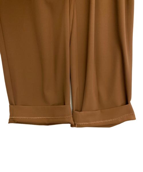 Ameri（アメリ）AMERI (アメリ) BELT DETAIL STRAIGHT PANTS ブラウン サイズ:M 未使用品の古着・服飾アイテム